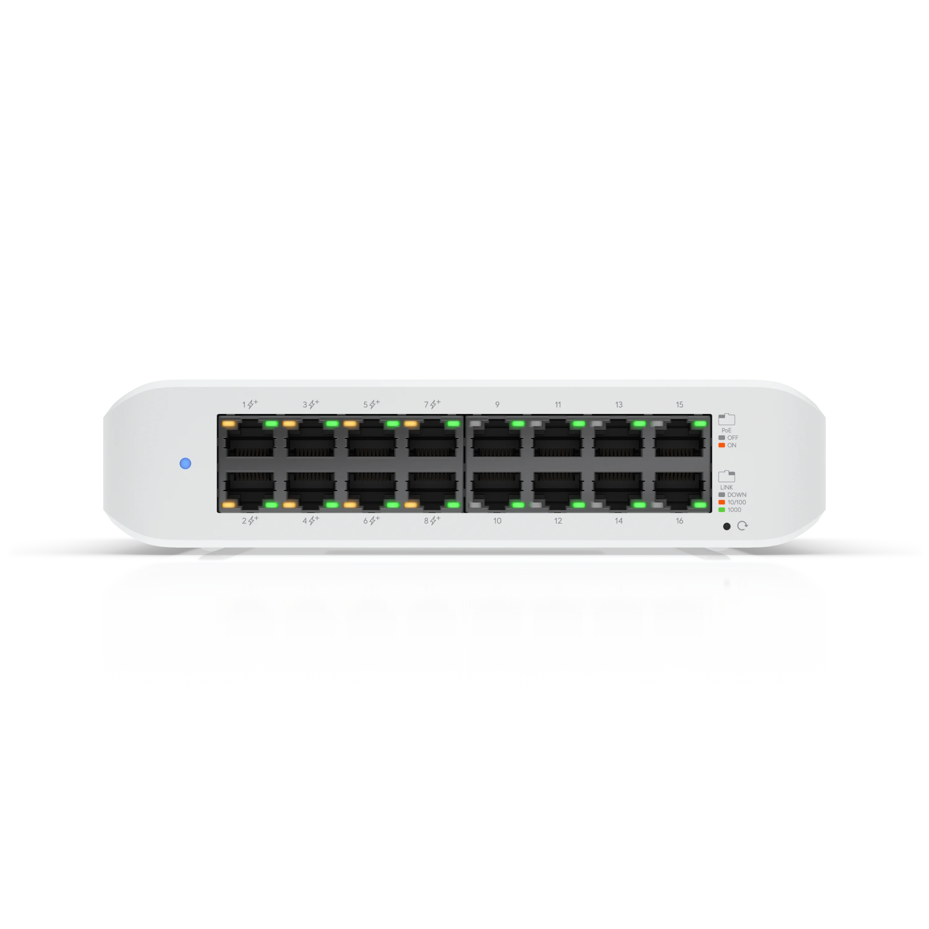 Ubiquiti USW-Lite-16-PoE 16-Port Gigabit PoE+ Switch — 6